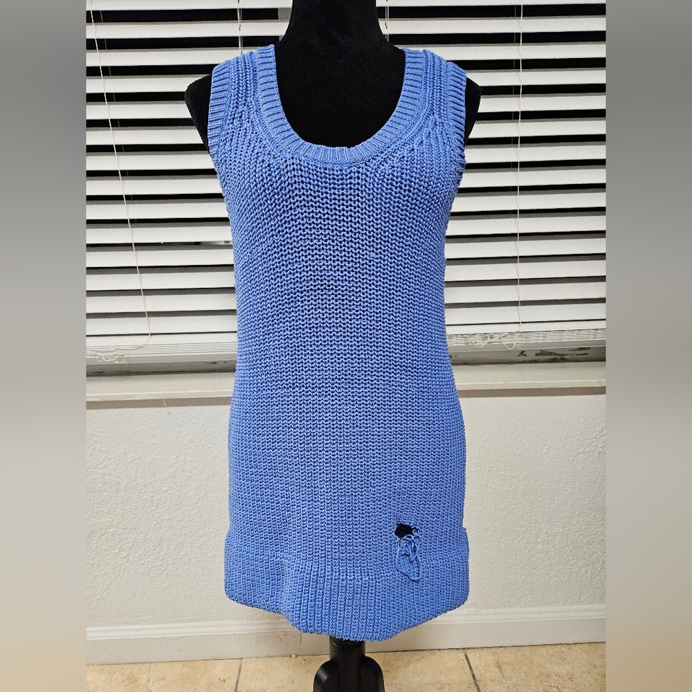Women dress bright blue Zara - size S - customized for Bomj party